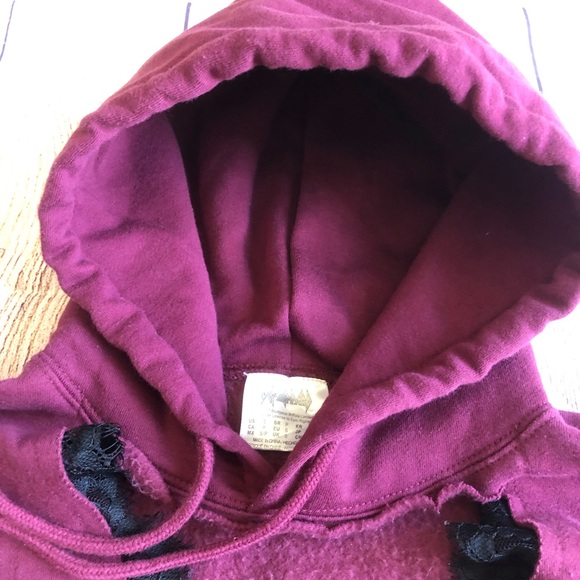 Def Leppard Hoodie Sweatshirt EUC Lace Small - Picture 9 of 11